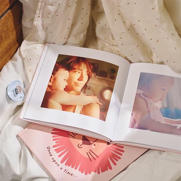 Livre photo naissance rigide